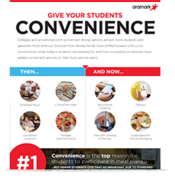 Give Your Students Convenience Infographic